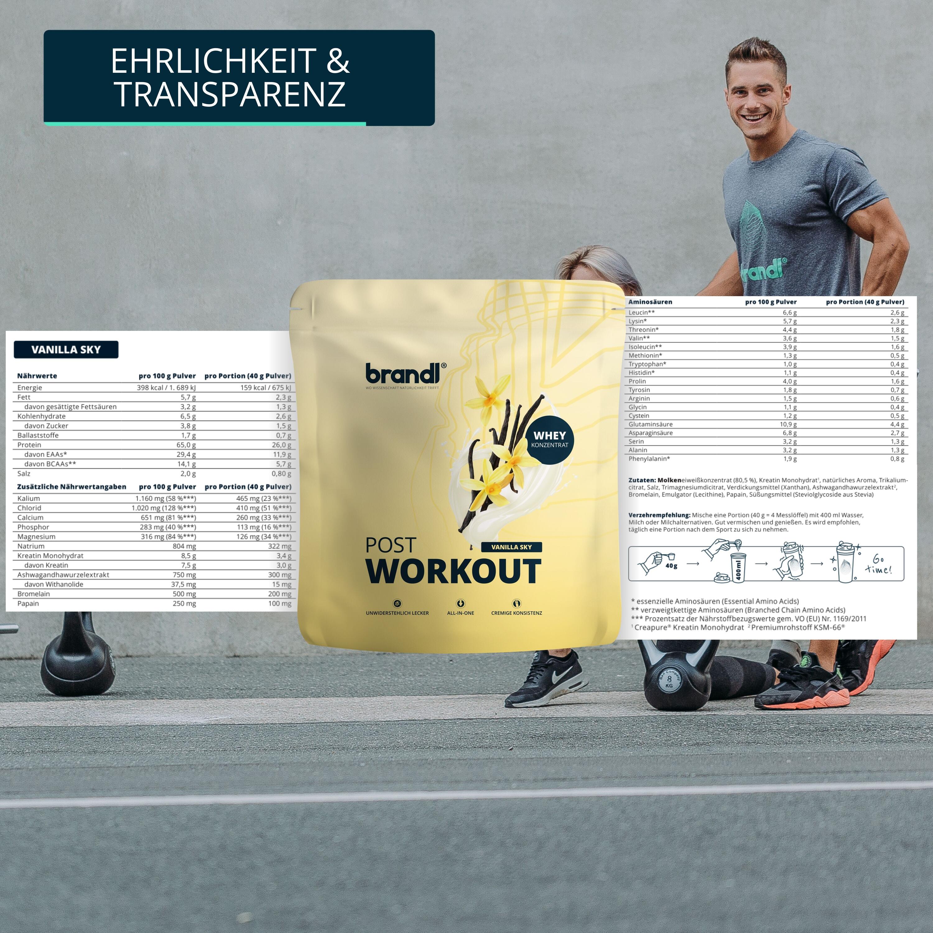 brandl® Protein-Pulver All-in-One nach dem Training 2/6