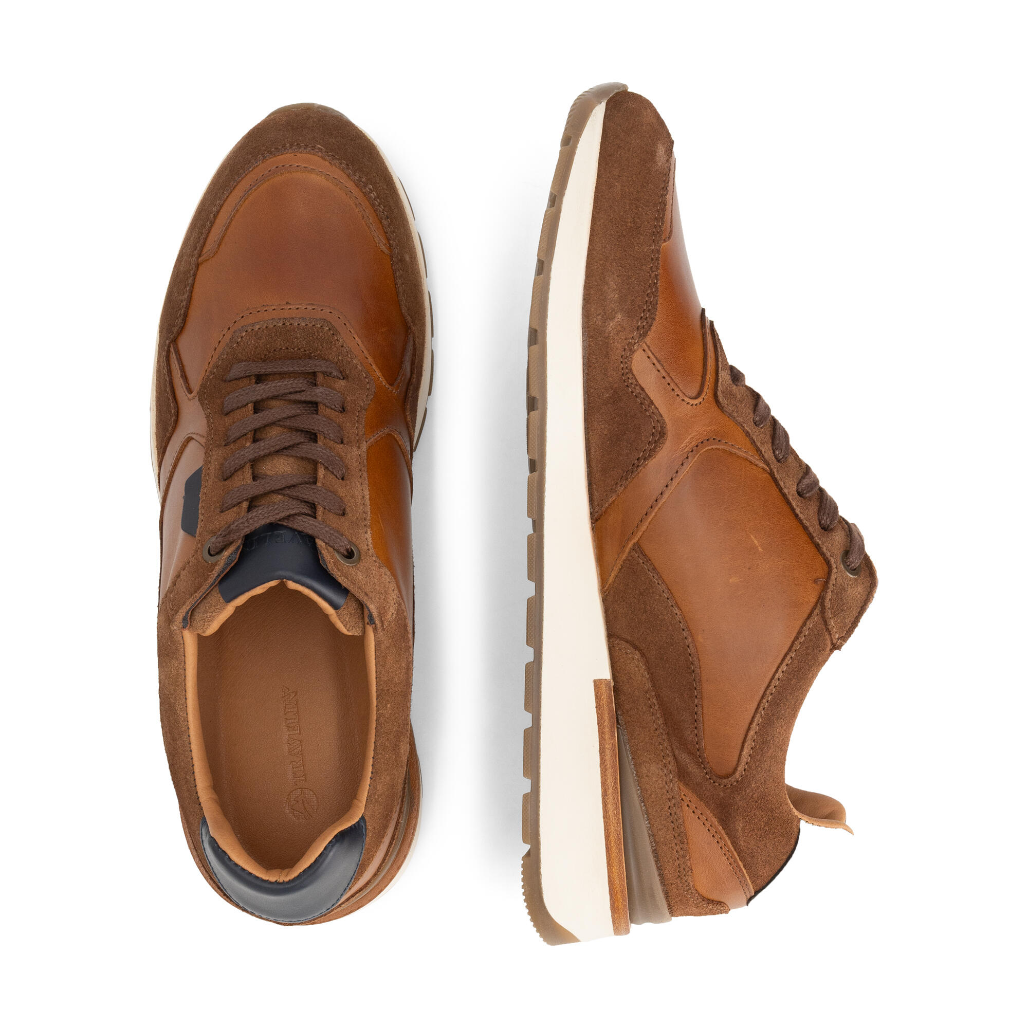 Zapatillas Dalton hombre - Cuero - Cognac 4/6
