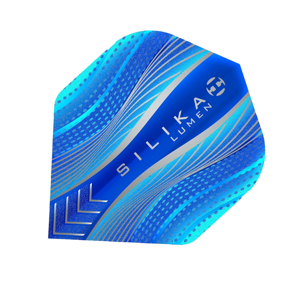 Plumas de Dardos Silica Lumen Packs de 3 Azul 4/4