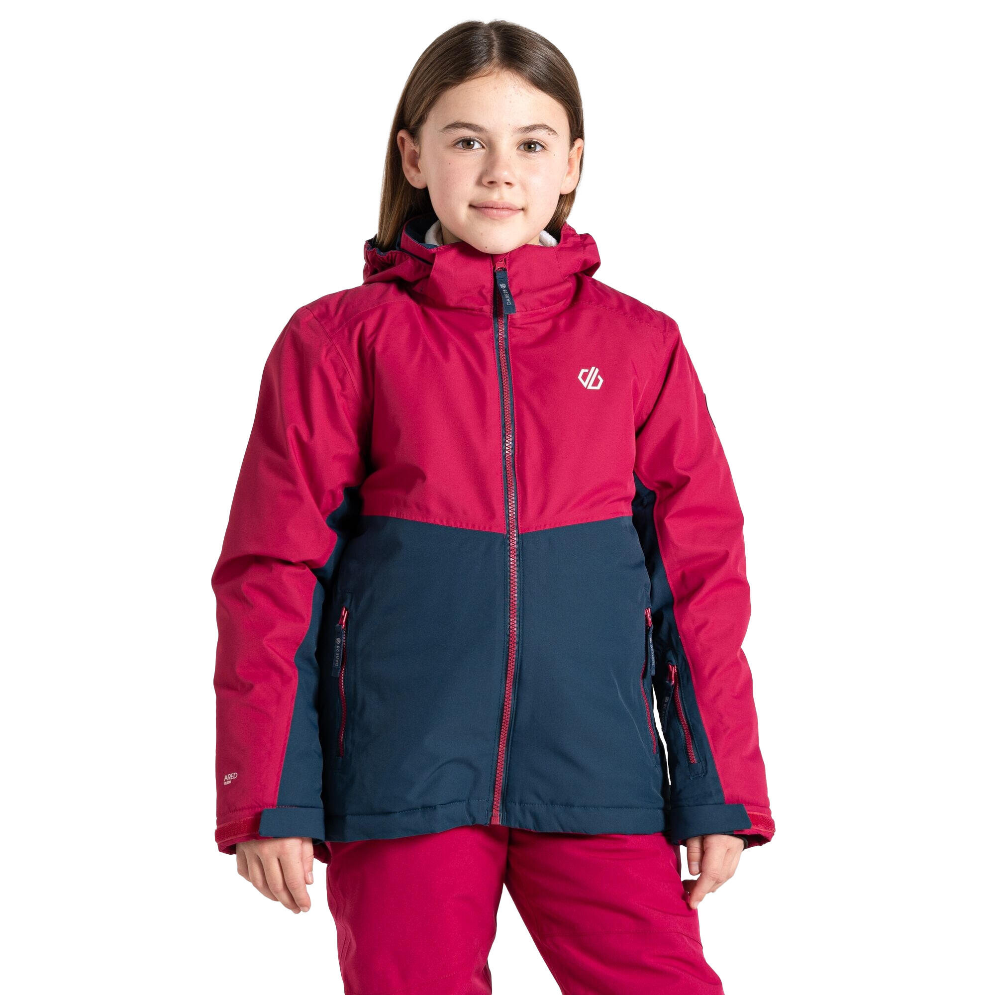 Childrens/Kids Impose IV Ski Jacket (Berry Pink/Moonlight Denim) 4/5