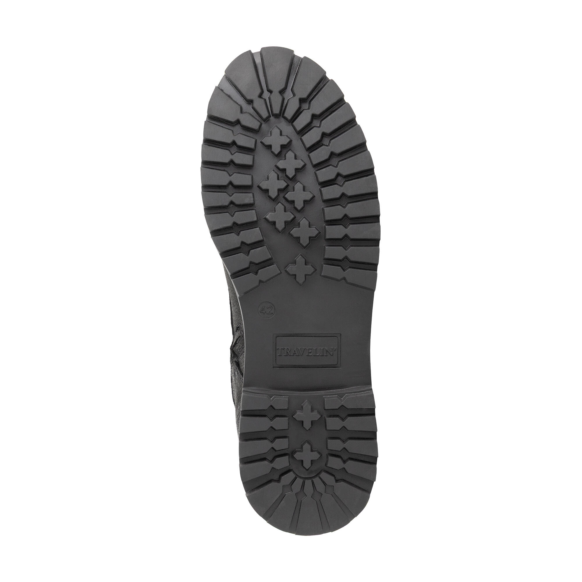 Akland Homme - Bottines à lacets - Nubuck - Fermeture éclair - Noir 5/6