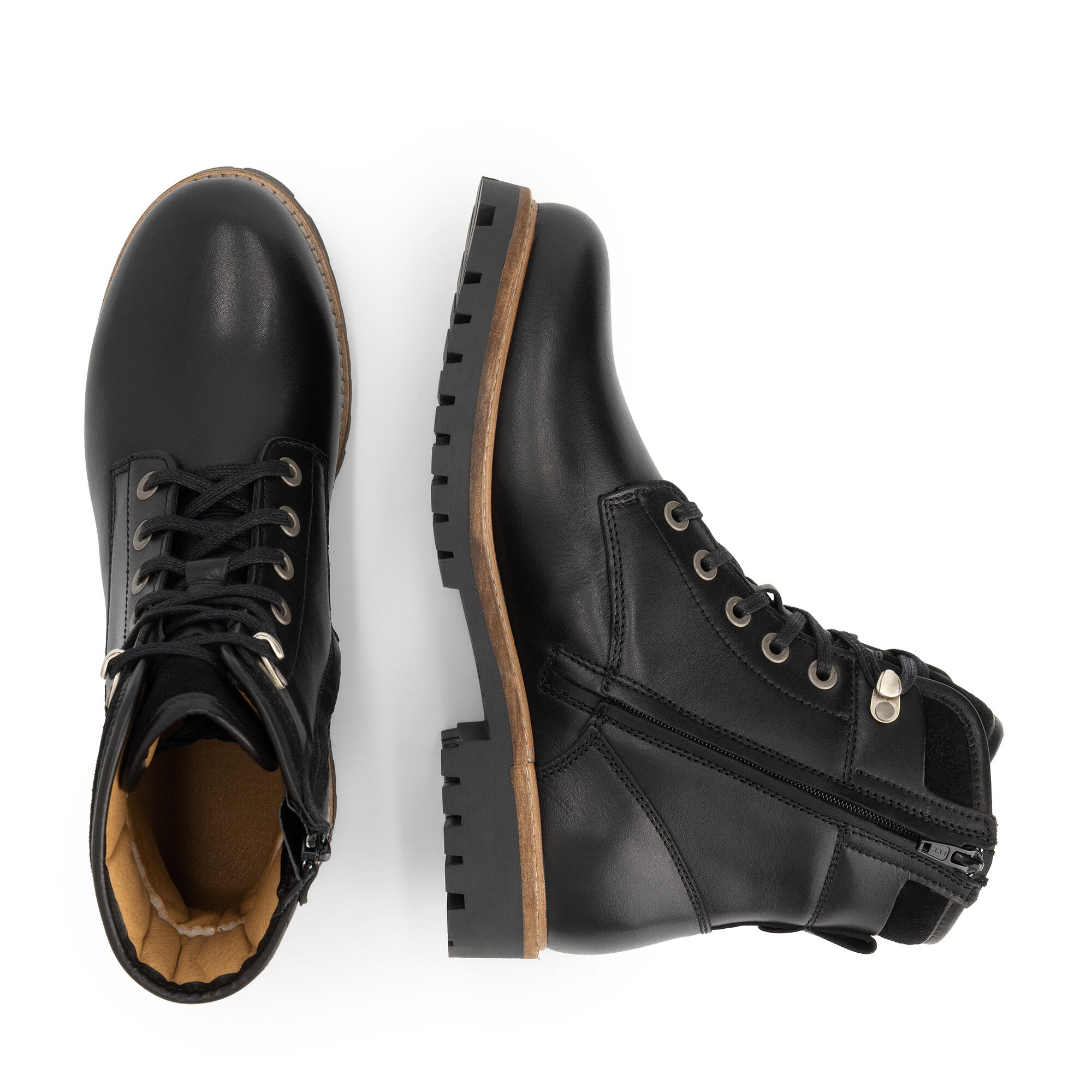Karhamn Heren - Veterboots - Leer - Zwart 4/6