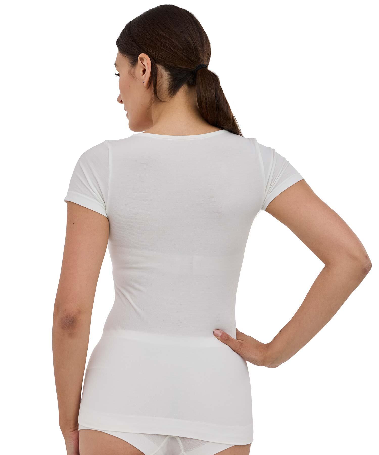 Koszulka damska krótki rękaw z wełną Brubeck COMFORT MERINO 2/5