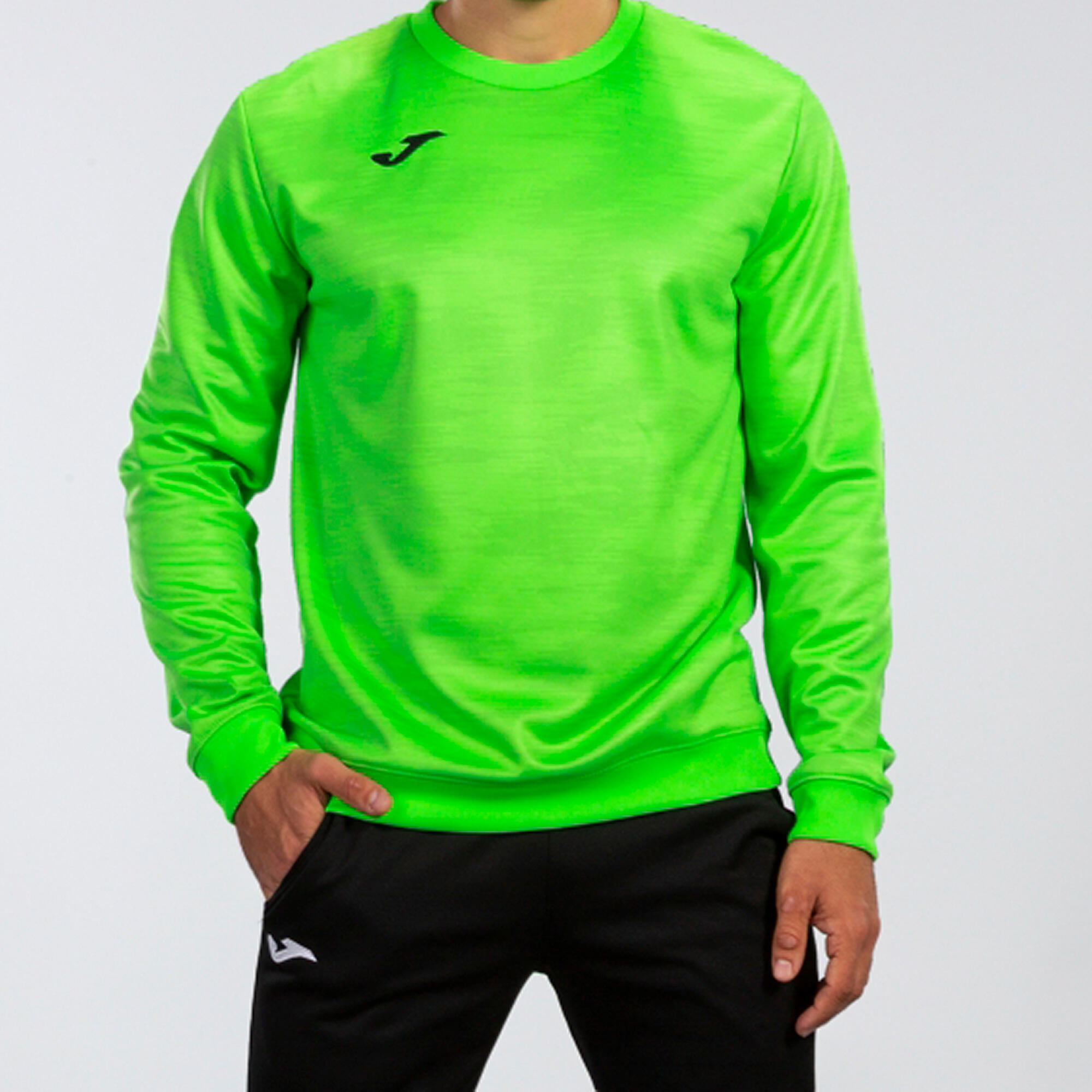 Sudadera Hombre Joma Grafity verde flúor 2/5