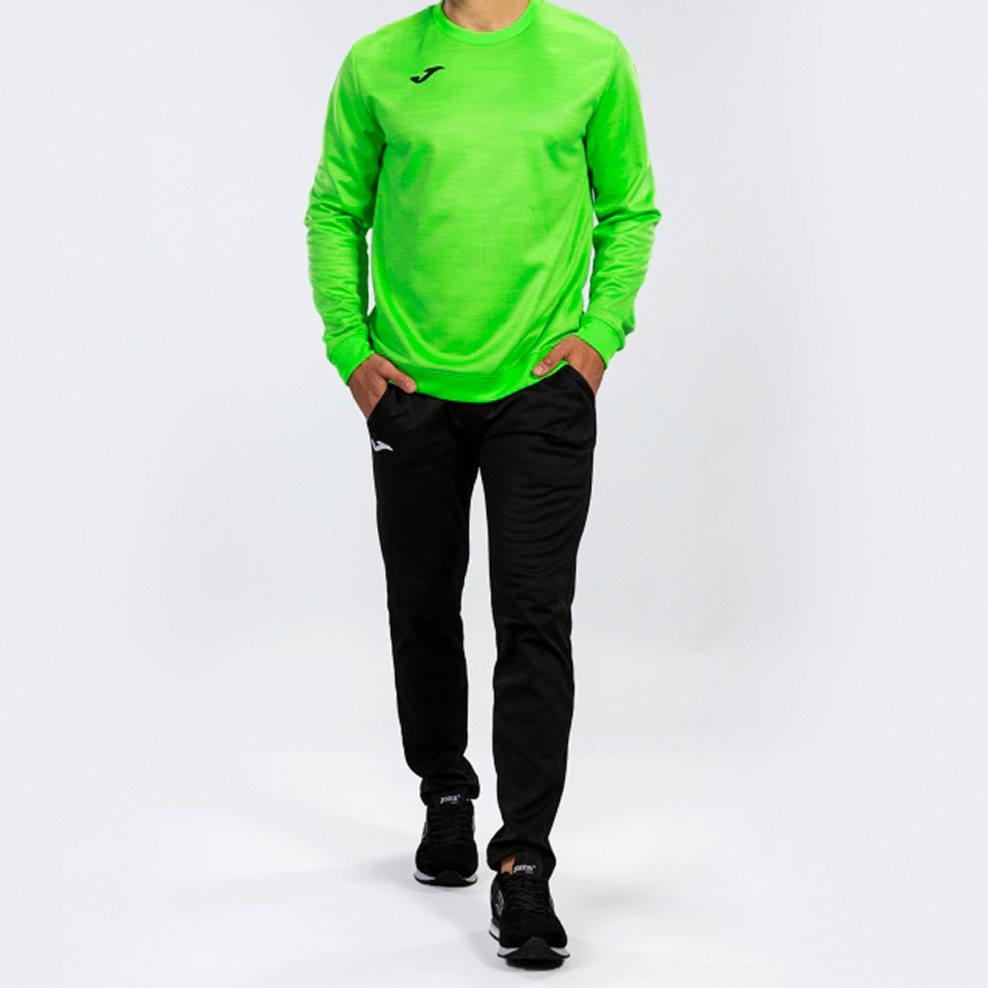 Sudadera Hombre Joma Grafity verde flúor 4/5