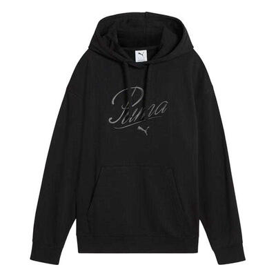 Dames ess script comfort hoodie (zwart)