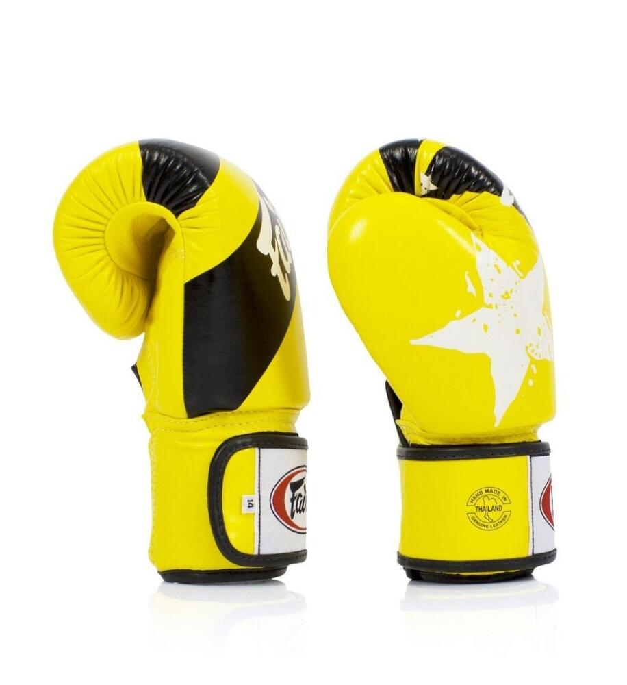 Boxhandschuhe Fairtex BGV1 – Nation Print – Gelb – 16 oz 4/4