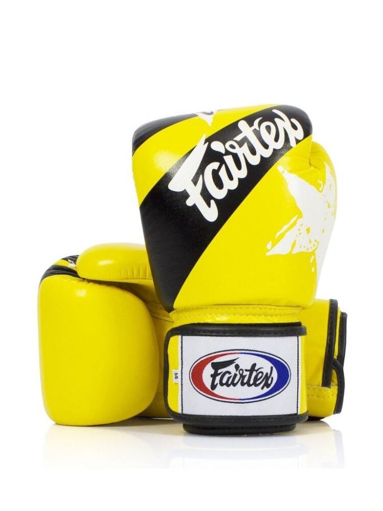 Boxhandschuhe Fairtex BGV1 – Nation Print – Gelb – 16 oz 1/4