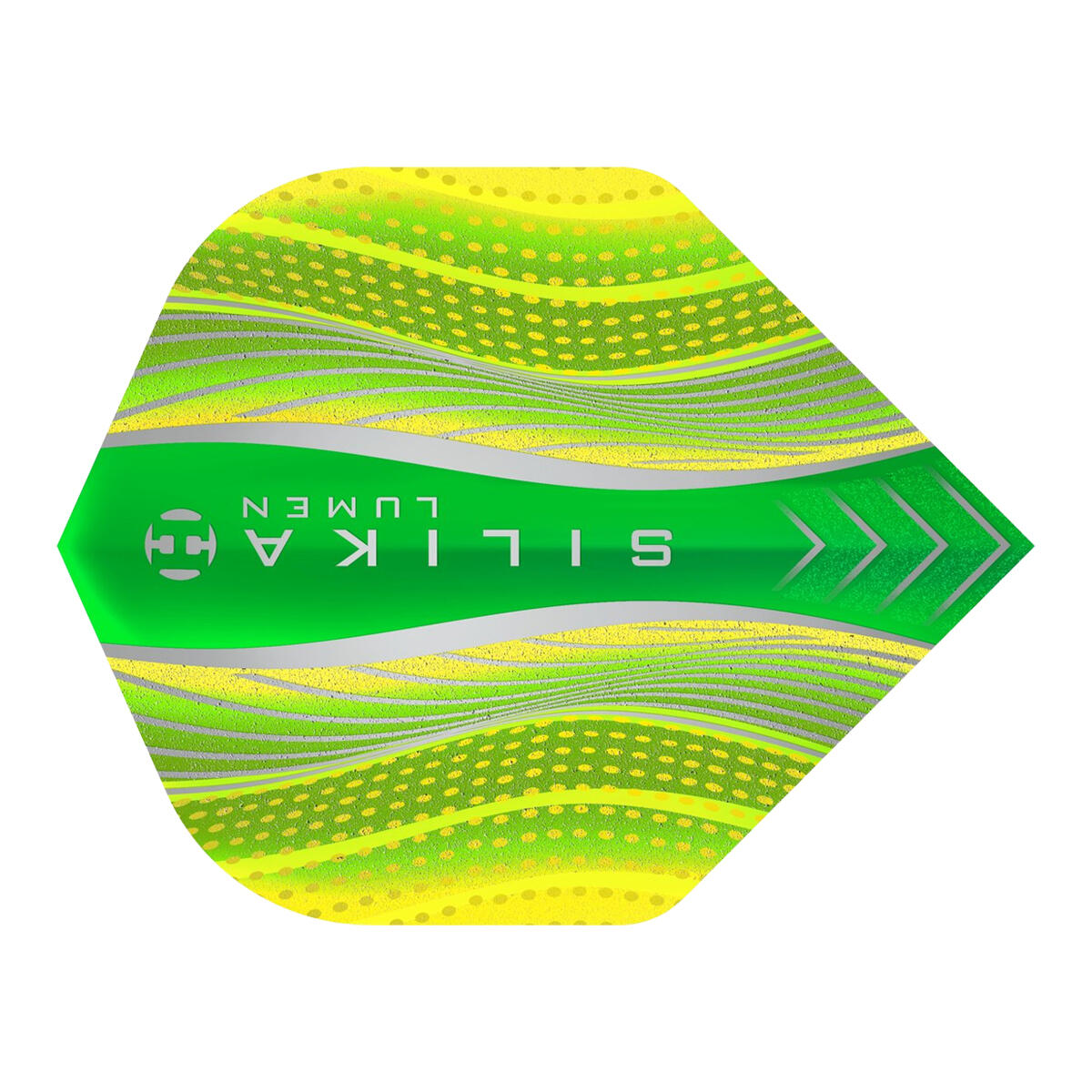 Plumas de Dardos Silica Lumen Packs de 3 Amarillo, Verde 2/4