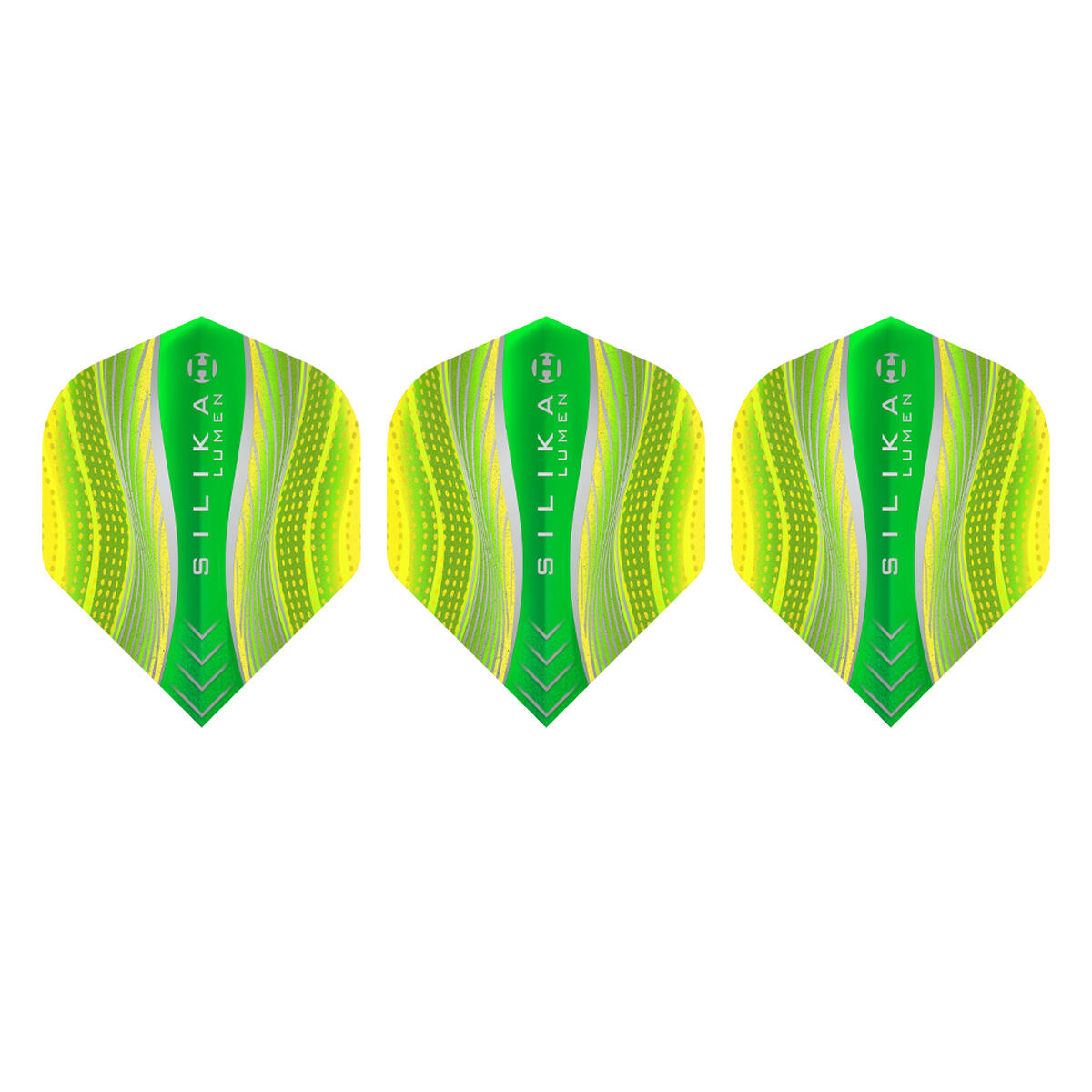 Harrows - Ailettes De Fléchettes Silica Lumen (jaune / Vert) - Tige De Flechette - Jaune|vert - Taille Unique - Decathlon