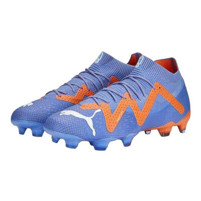 Unisex adult future ultimate voetbalschoenen (blauw/oranje/wit)