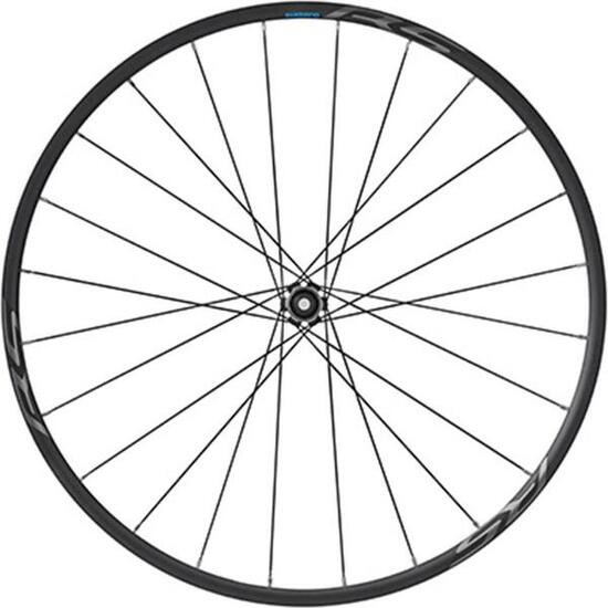 Ruota bici da strada disco centerlock asse anteriore 12-100mm Shimano RS370 tube