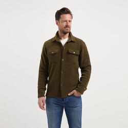 MGO Zain Homme - Surchemise - Cardigan en polaire - Marron foncé