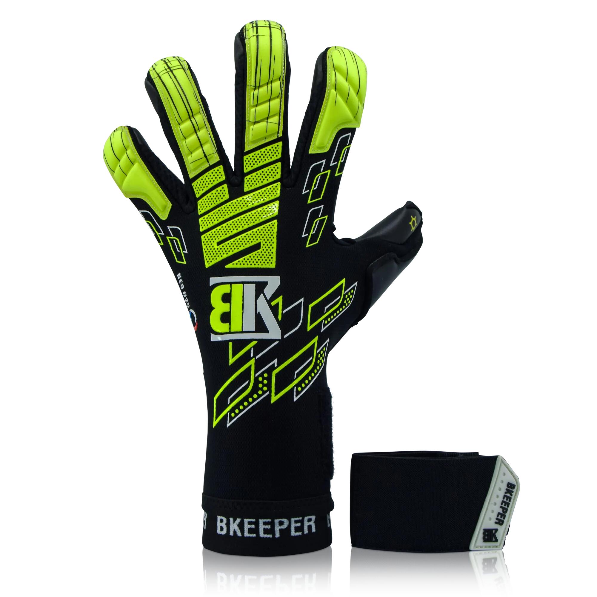 Guantes de portero negros NEO #25 4/8