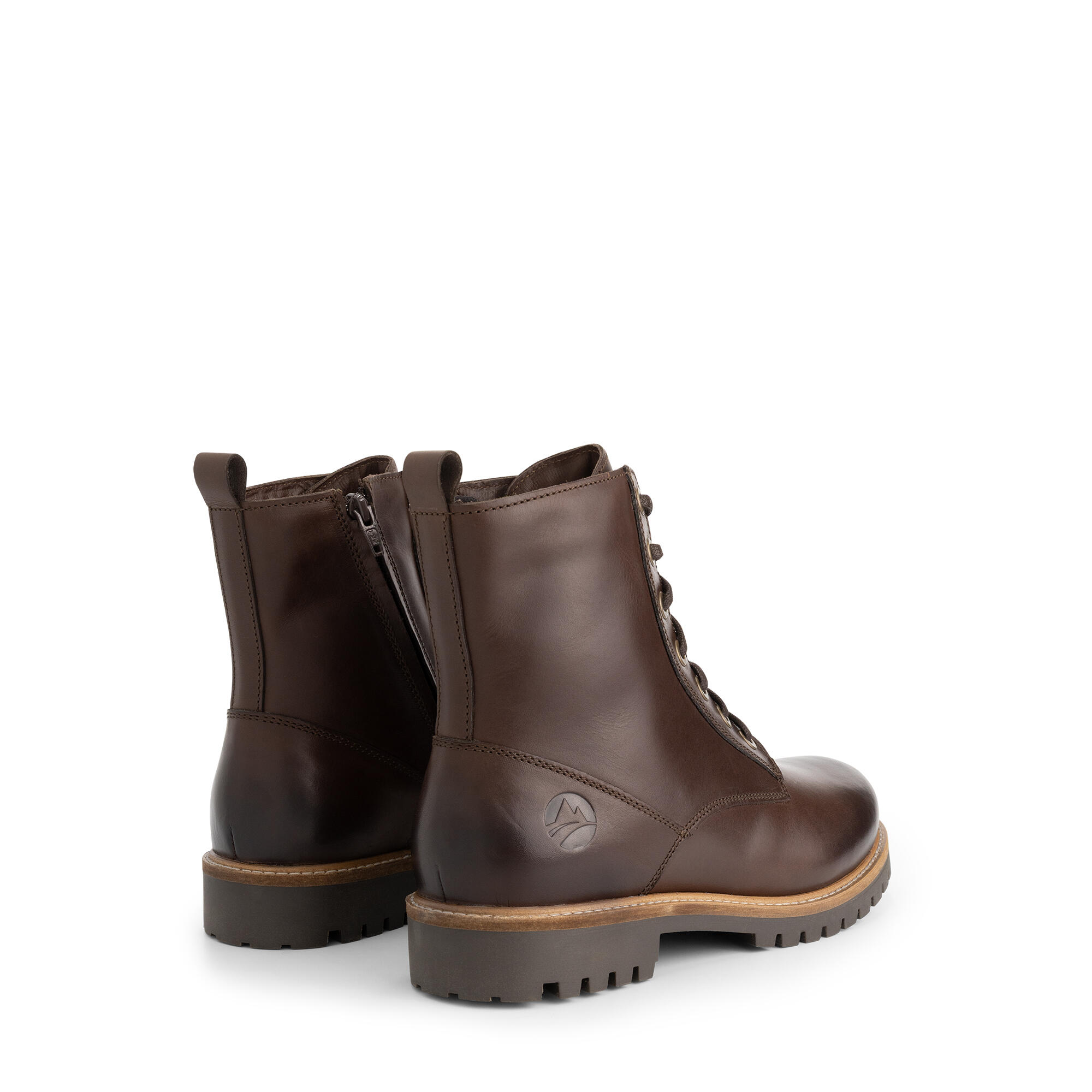 Kvaloya Heren - Veterboots - Leer - Donkerbruin 2/6