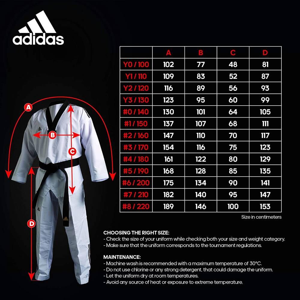 adidas Taekwondoanzug ADI FLEX mit Streifen ADITFL02 2/3