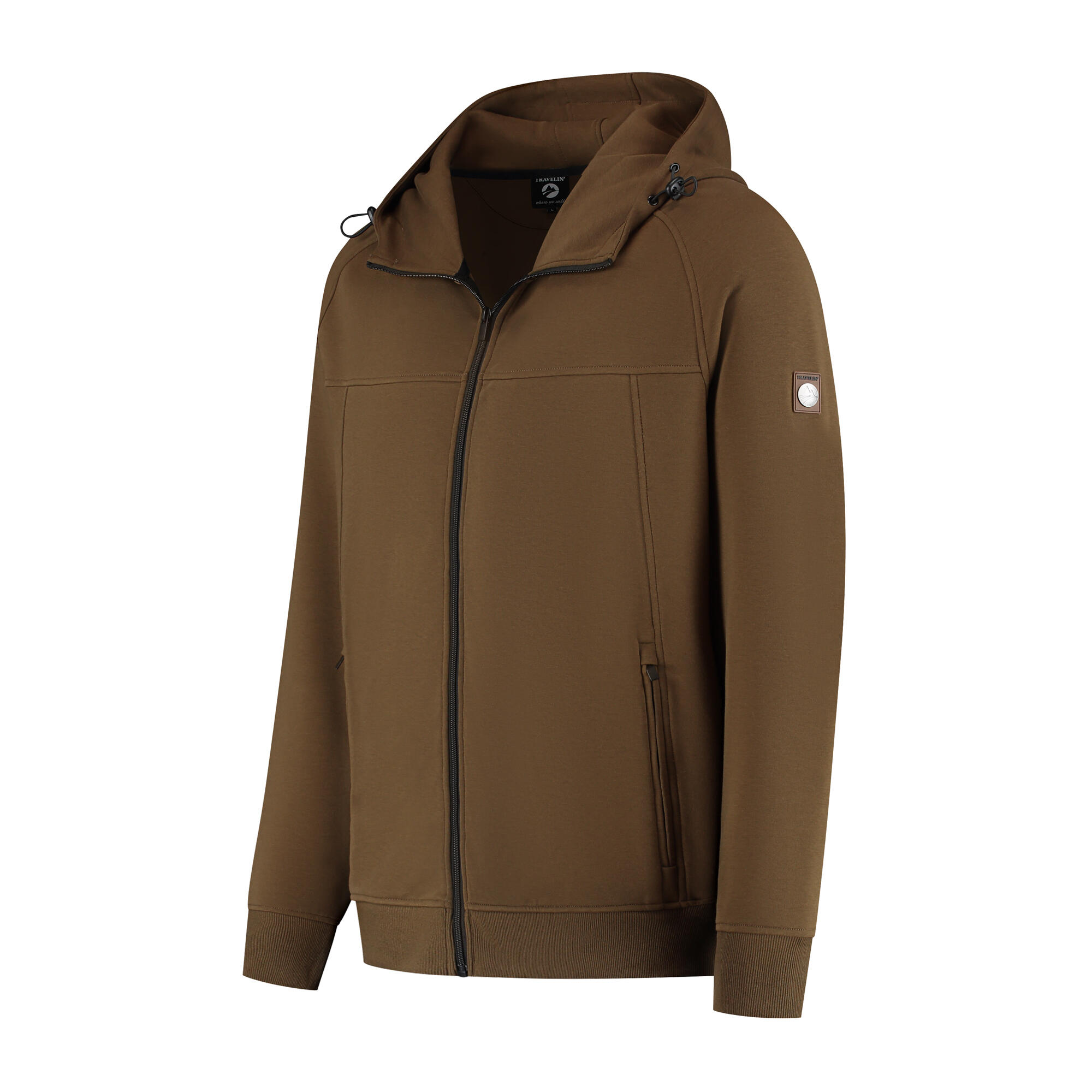 Steffen Homme - Cardigan à capuche - Sweat - Marron 3/7