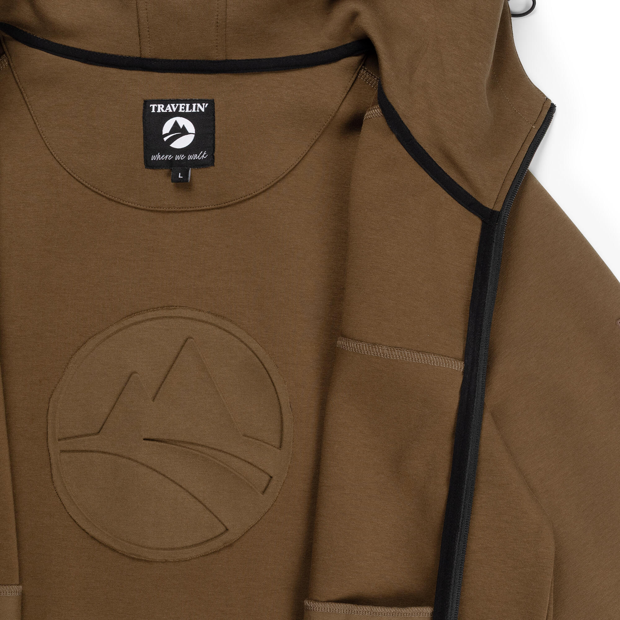 Steffen Homme - Cardigan à capuche - Sweat - Marron 7/7