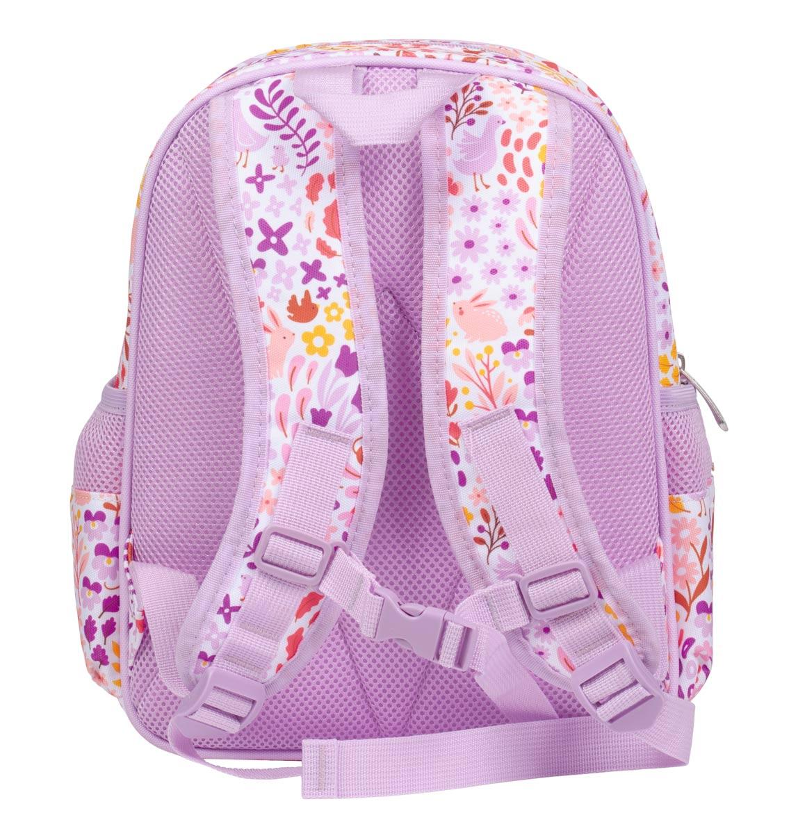 Mochila Escolar Infantil com Bolso Térmico em Forma de Flor da Little Lovely 3/6