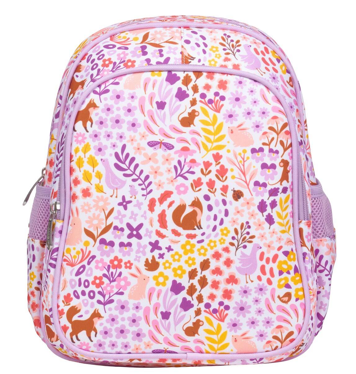 Mochila Escolar Infantil com Bolso Térmico em Forma de Flor da Little Lovely 2/6