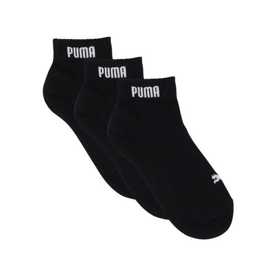 Calzini Logo Adulto Unisex Misura Confezione 3 Puma Quarter Nero