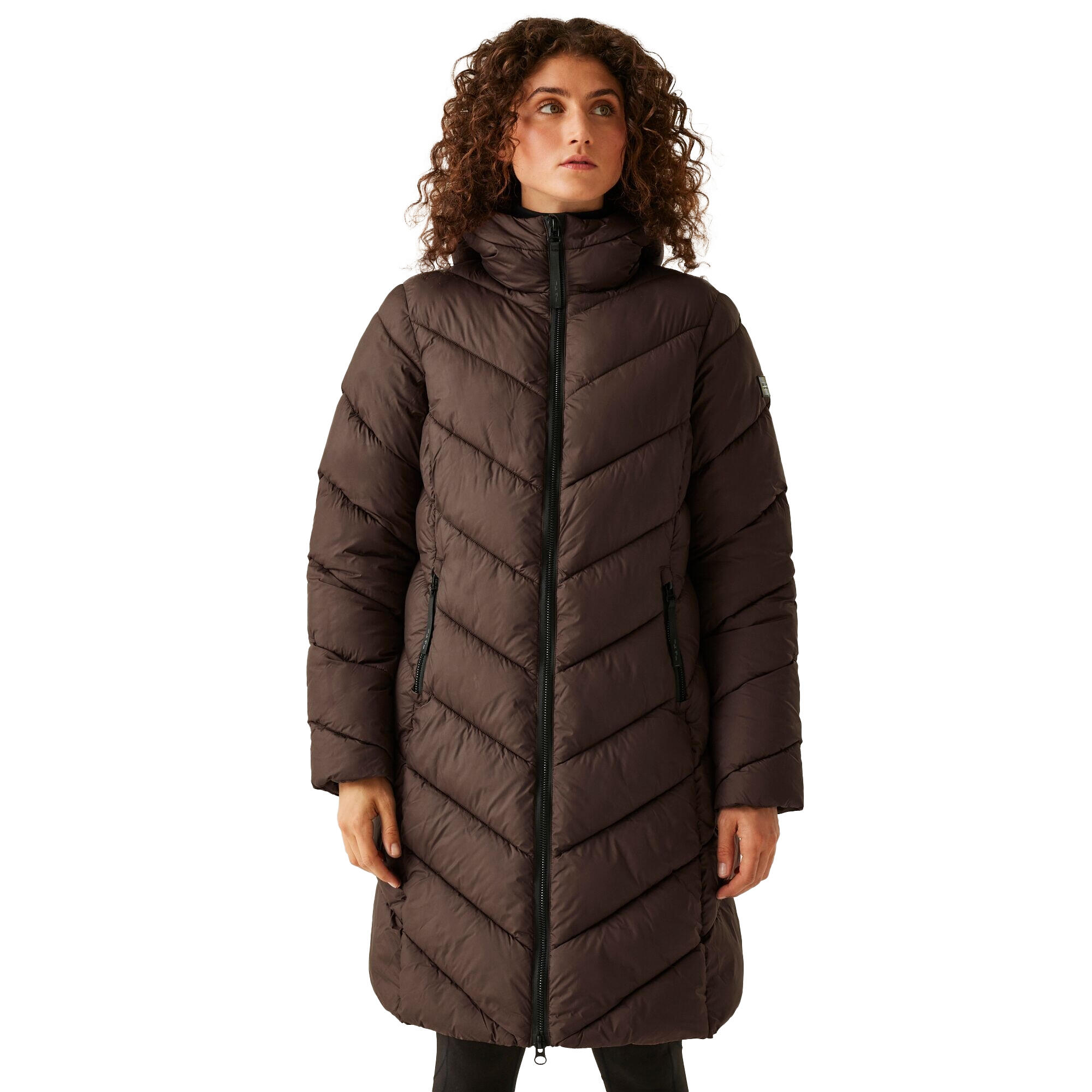 Veste Matelassée ANDIA Femme (Marron) 4/5