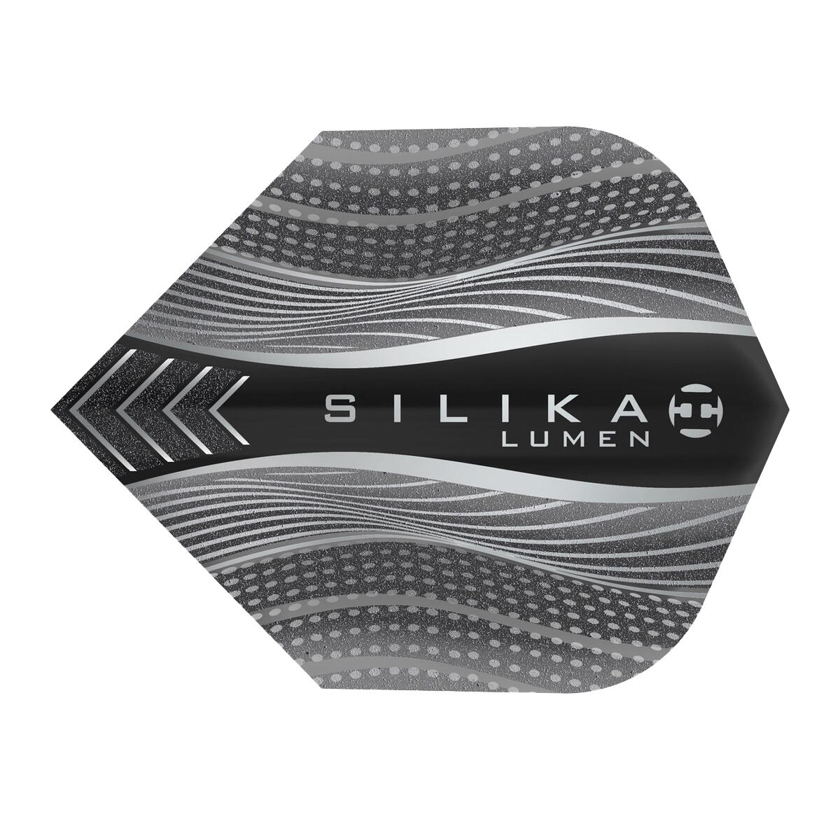 Plumas de Dardos Silica Lumen Packs de 3 Negro, Gris 3/4