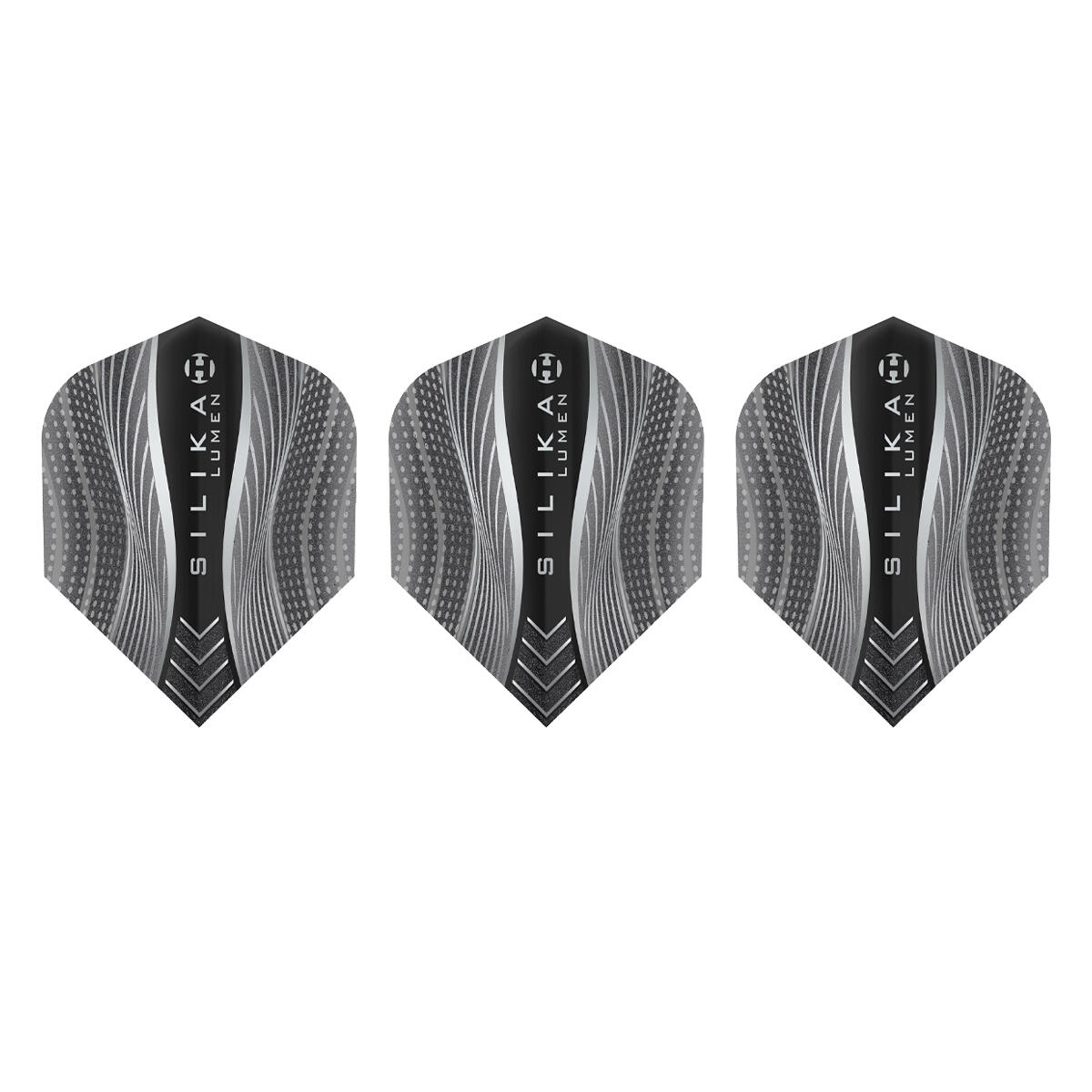 Harrows - Ailettes De Fléchettes Silica Lumen (noir / Gris) - Tige De Flechette - Gris|noir - Taille Unique - Decathlon