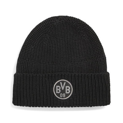 Gorro beanie Borussia Dortmund Esserntials PUMA Black Flat Medium Gray