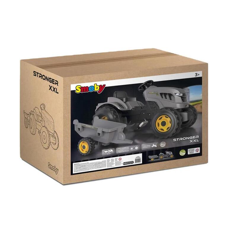 Traktor Ogrodowy dla dzieci Smoby na pedały Stronger XXL