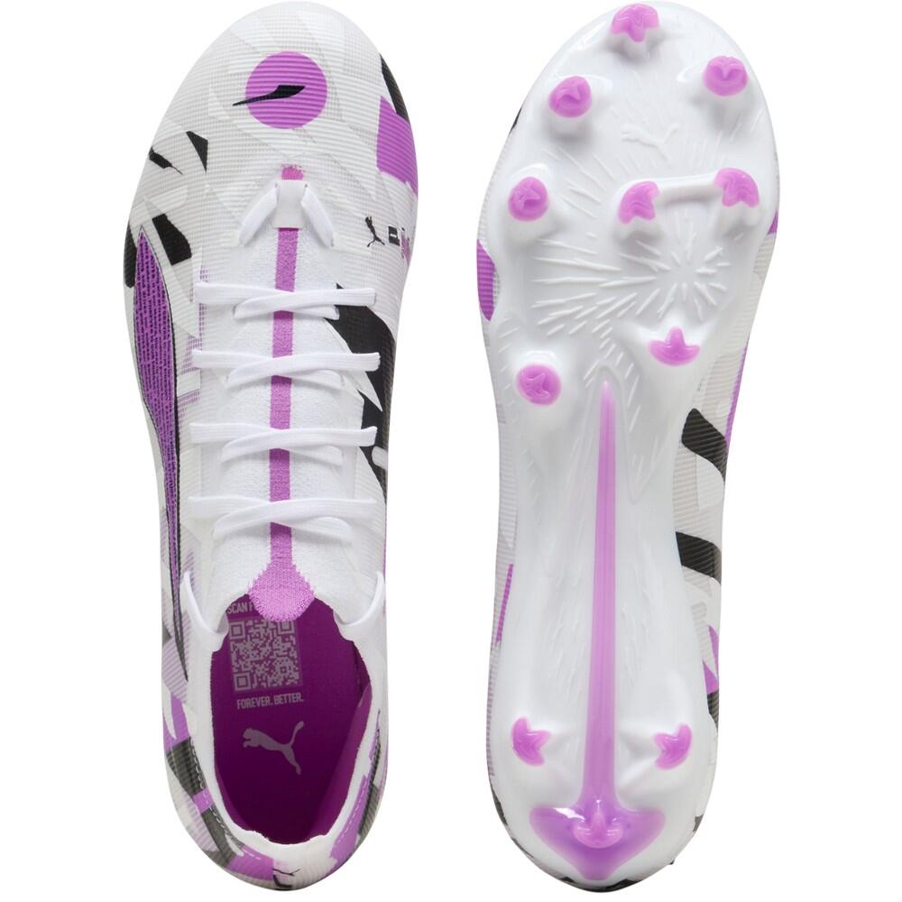 Scarpe Da Calcio Per Terreni Compatti Fiammifero Uomo Puma Ultra 5 Bianco 4/6