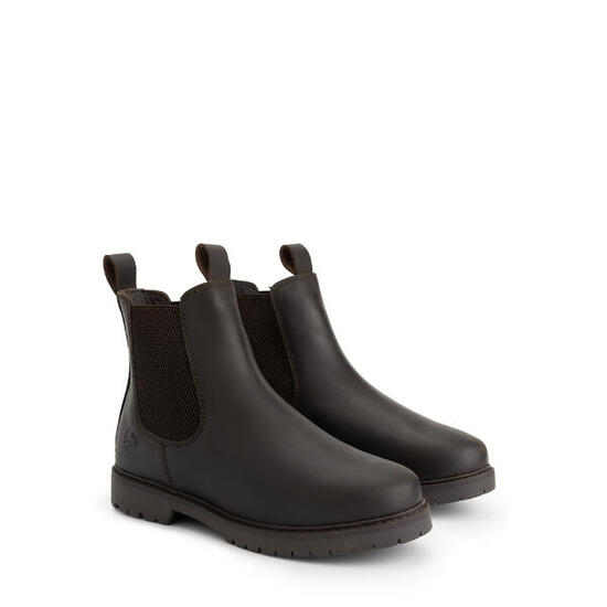 Raufoss Damen - Chelsea boots - Wolle gefüttert - Braun