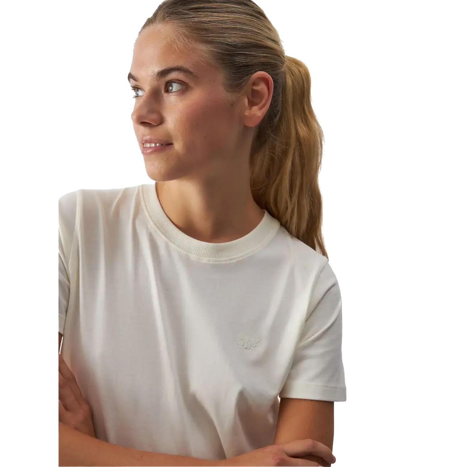 Tshirt WAW24TTSHF1650 Femme (Beige) 3/4