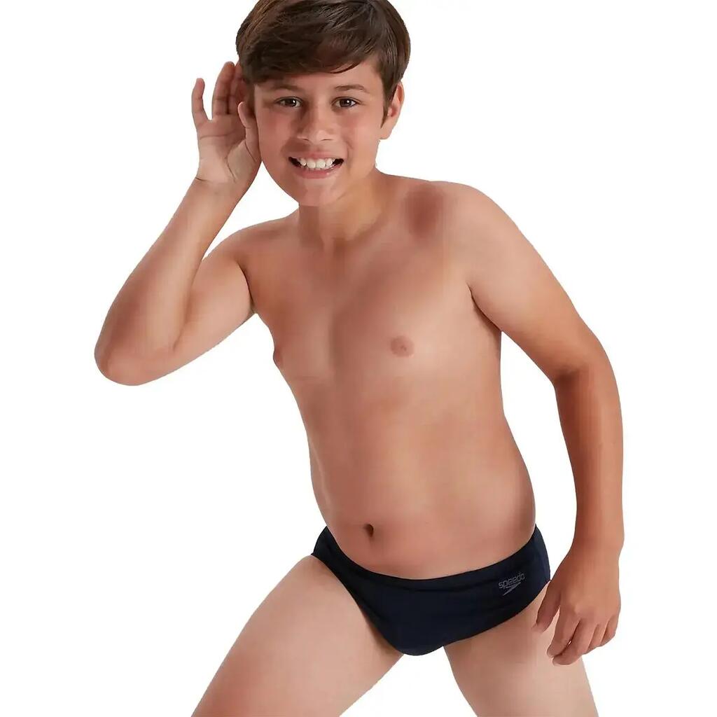 Speedo Boys Endurance+ Swim Brief Navy Size 5-6