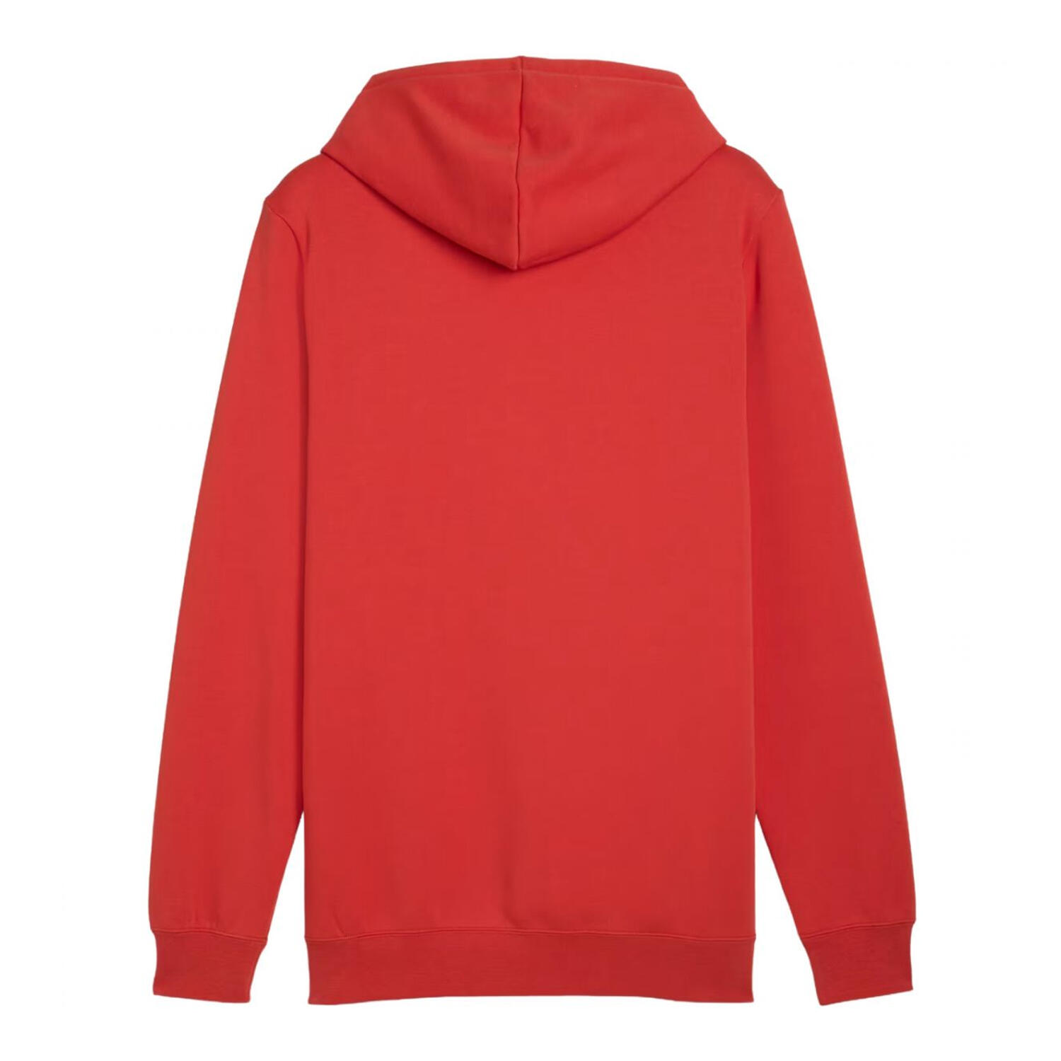 Casaco com capuz com logótipo Essentials para homem (Vermelho) 3/5
