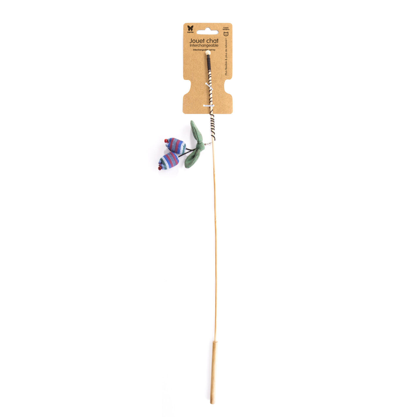 Canne da pesca per gatti a forma di frutta Martin Sellier 3/4