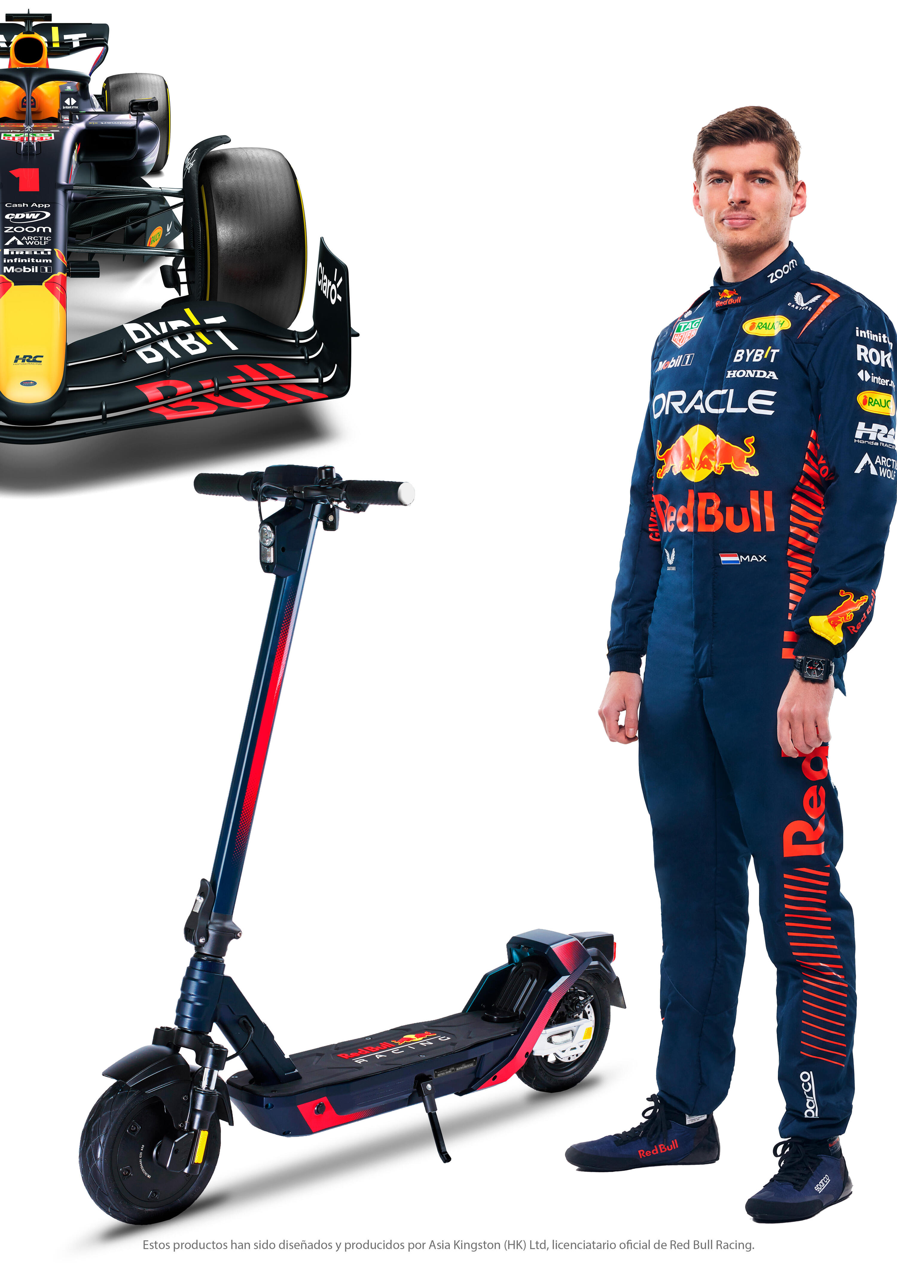 RED BULL Patinete Eléctrico RedBullRace 500W Potencia (1000W)Aut.45km