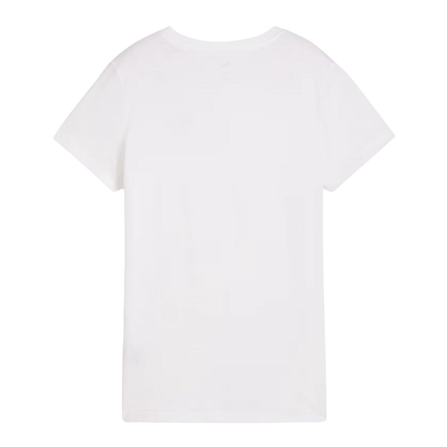 Maglietta Logo Piccolo Donna Puma ESS No.1 Bianco 2/2