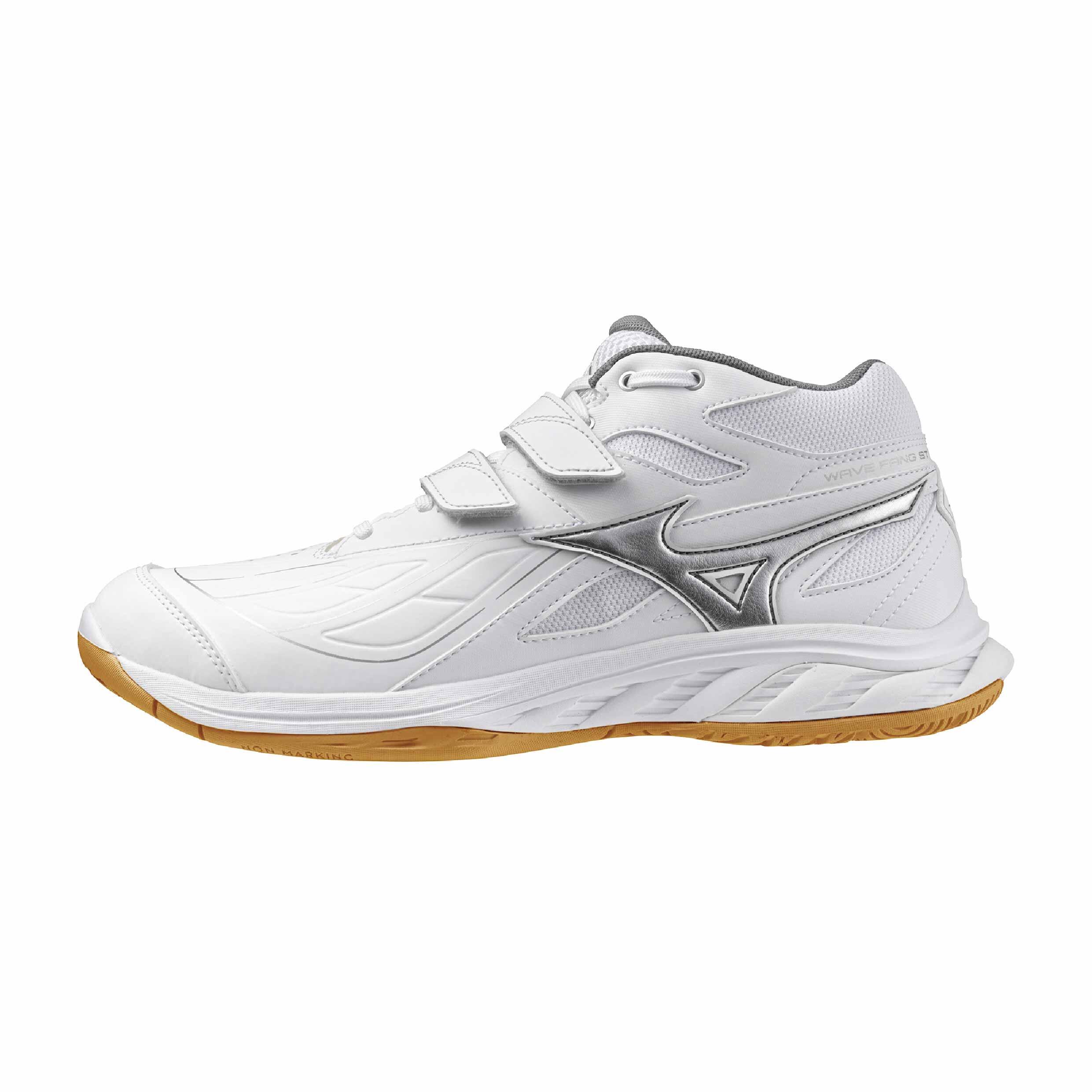 MIZUNO　WAVE FANG シューズ 27cm Badminton Shoe Mizuno Wave Fang ST White/Silver [Unisex] (25AW)
