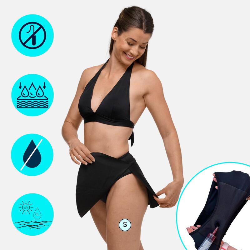 Jupe de Bain Maillot Menstruel | Femme & Ado | Flux Moyen | Aria