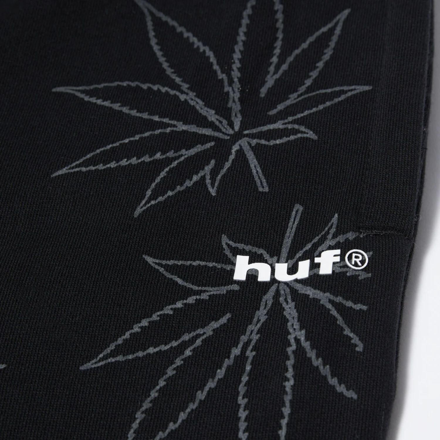 Pantalon de randonnée HUF Plantlife Fleece pour homme 3/4