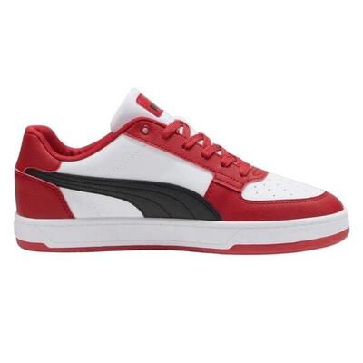Zapatillas Deportivas de Piel Ecológica Caven 2.0 Club para Hombre Rojo, Negro,