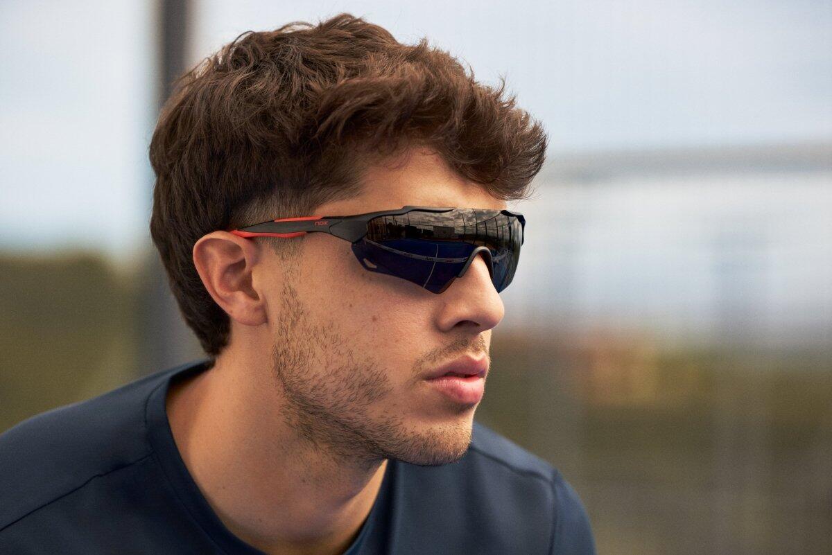 Gafas Deportivas NOX/MO COPPI Nerbo Negro/Rojo 2/5