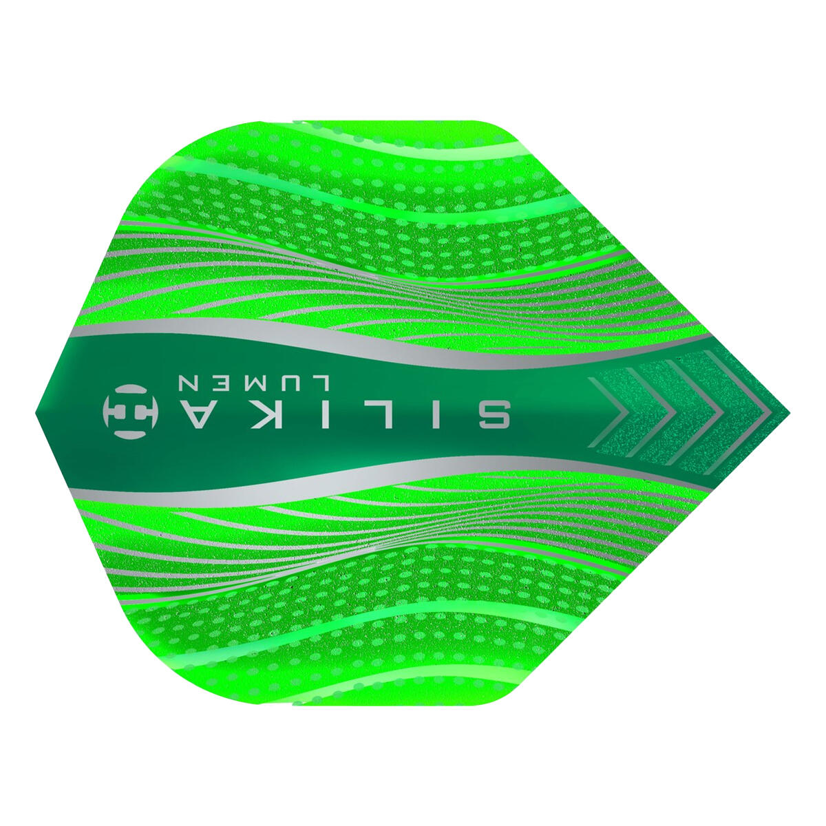 Plumas de Dardos Silica Lumen Packs de 3 Verde 2/4