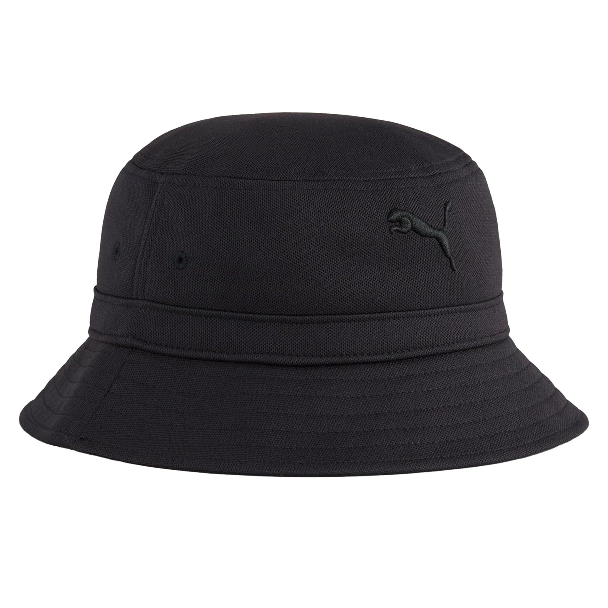 PUMA Cappello A Secchiello Logo Adulto Unisex Puma Premium Essential Nero