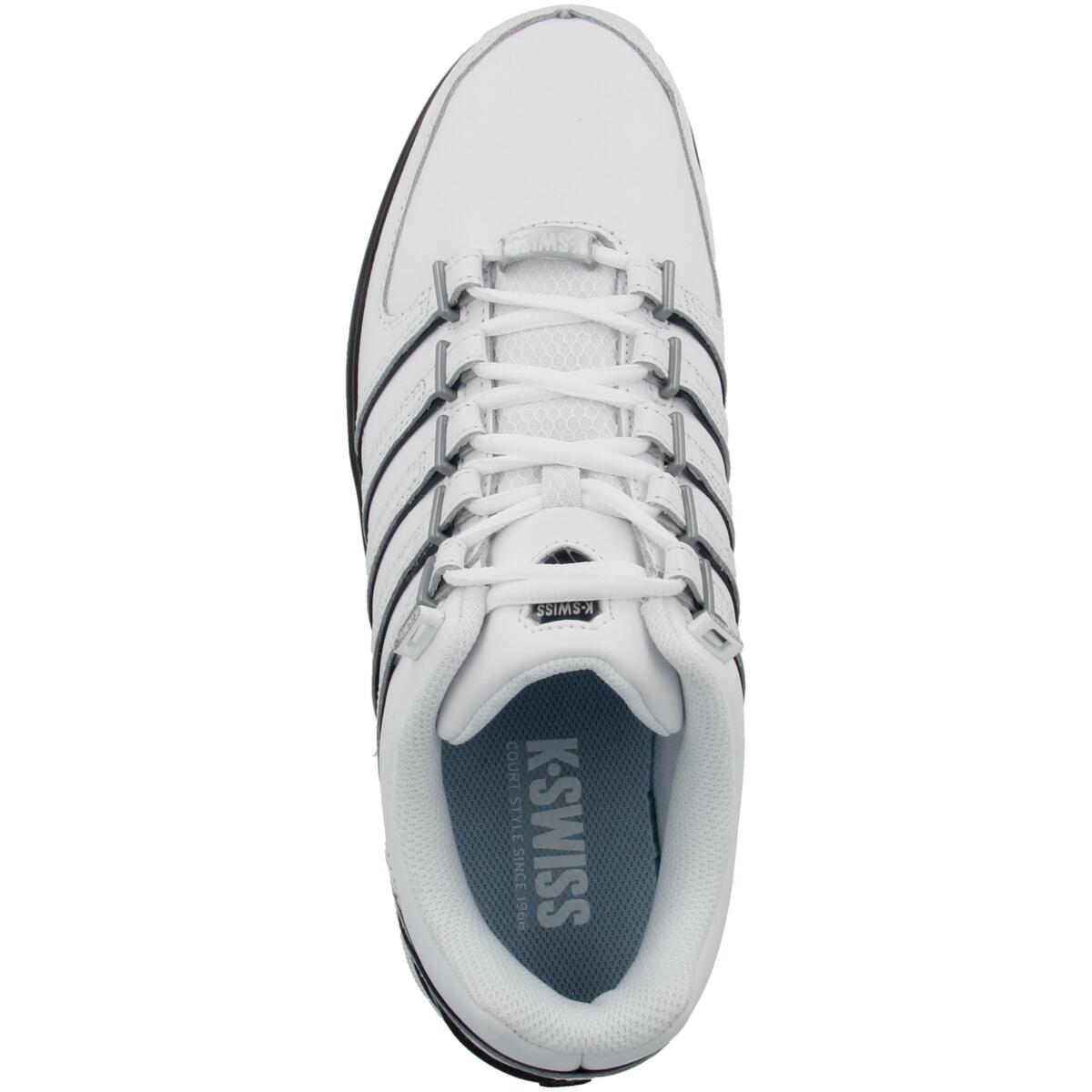 Sneakers en cuir K-SWISS Rinzler pour hommes, blanc 2/7