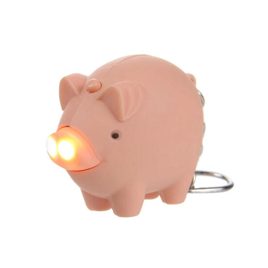 Porteclé Torche Animal (Rose)