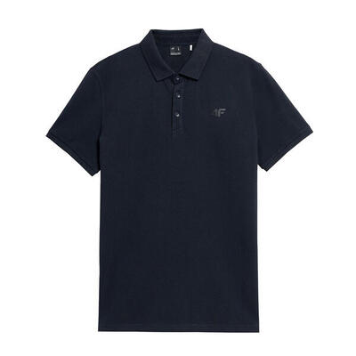 Heren logo poloshirt (marineblauw)