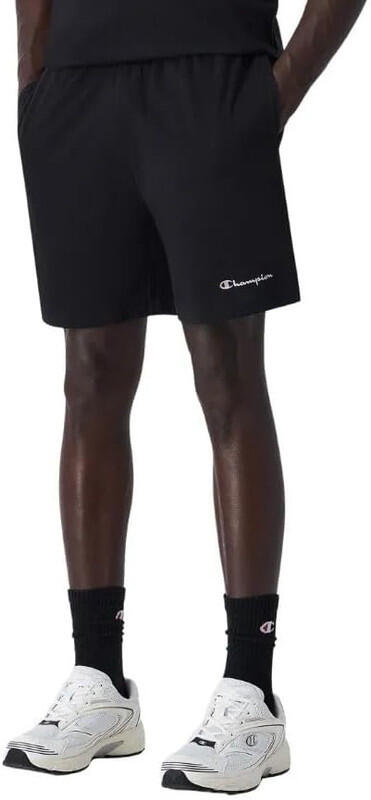 Champion BERMUDA Athletic Jersey Combed uomo Cotone Nero,XXL 2/3