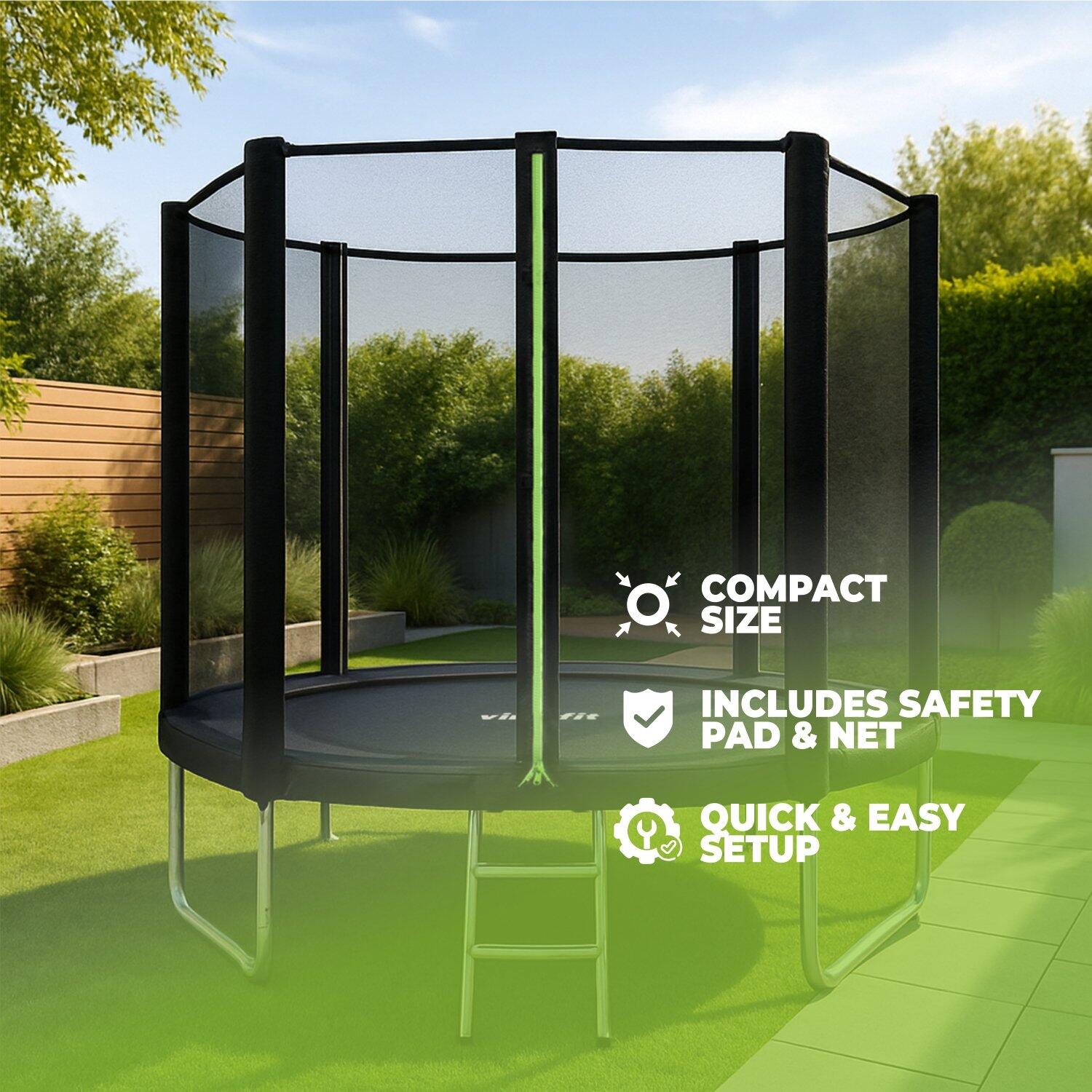 Trampolin mit Sicherheitsnetz – rund – 183 cm 3/7